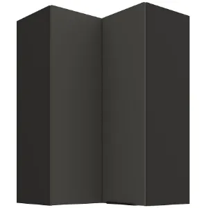 Obrazek Szafka kuchenna Aria-GR/BL anti fingerprint 60X60 GN-90 2F (90°)