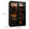 Obrazek Szafa Dome 120 czarny