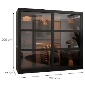 Obrazek Szafa Dome 200 czarny