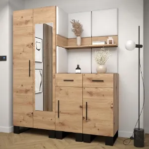 Obrazek Szafa Artin + lustro dąb artisan