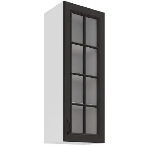 Szafka kuchenna Stilo grafit mat/biały 40GS-108 1F