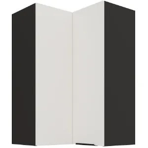 Obrazek Szafka kuchenna Aria-WH/BL anti fingerprint 60X60 GN-90 2F (90°)