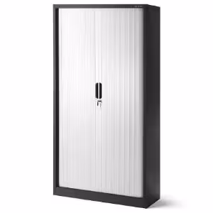 Szafa biurowa Damian metalowa antracyt/biały