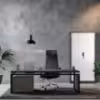 Obrazek Szafa biurowa Damian metalowa antracyt/biały
