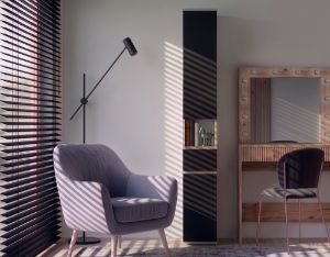 Obrazek Regał z szufladą Lori 2D1S dąb artisan/czarny
