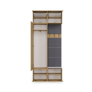 Obrazek Garderoba z szafą i wieszakiem Hamar II 1SZ1W dąb artisan