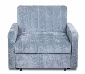 Obrazek Sofa jednoosobowa z bokami Pati 1 niebieska