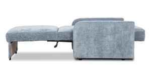Obrazek Sofa jednoosobowa z bokami Pati 1 niebieska