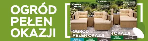 Do 13.05 kupisz taniej meble i akcesoria ogrodowe z najnowszej gazetki