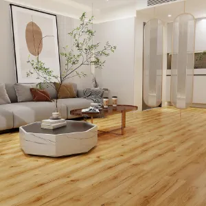 Obrazek Panele winylowe SPC z podkładem Dąb Preston 5mm
