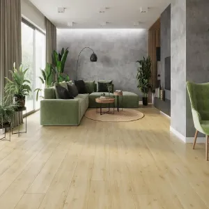 Obrazek Panele podłogowe wodoodporne Dąb Barcelona 7mm AC5 Linea WR 68566