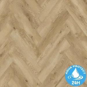 Obrazek Panele podłogowe wodoodporne jodełka Dąb Stelvio 8mm AC5 Herringbone WR 68563
