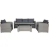 Obrazek Komplet mebli ogrodowych Bjerka 13275 grey