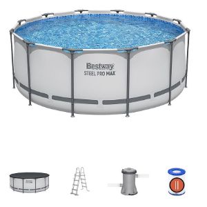 Obrazek Basen stelażowy z pompą 3,66x1,22 m 56420