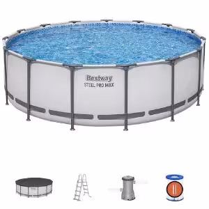 Obrazek Basen stelażowy z pompą 4,57 X 1,22 m 56438