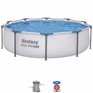 Obrazek Basen stelażowy z pompą 3,05x0,7 6m 56408