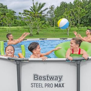 Obrazek Basen stelażowy z akcesoriami 3,96x1,22 m 5618W