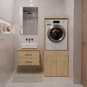 Obrazek Szafka na pralkę lub suszarkę Zara Twin 1S dąb artisan