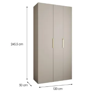 Obrazek Szafa Como 4-120 (50) kaszmir/złoty