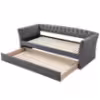 Obrazek Sofa Melo szara – z dwoma łóżkami