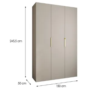Obrazek Szafa Como 4-150 (50) kaszmir/złoty
