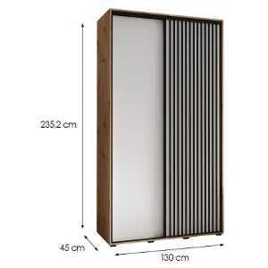 Obrazek Szafa Lanko 1-130 (45) artisan/biały