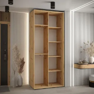 Obrazek Szafa Lanko 2-110 (45) artisan/czarny