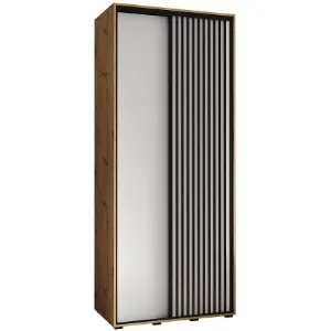 Obrazek Szafa Lanko 1-100 (60) artisan/biały
