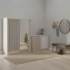 Obrazek Zestaw szafa Royal 150 biała + komoda Royal 150