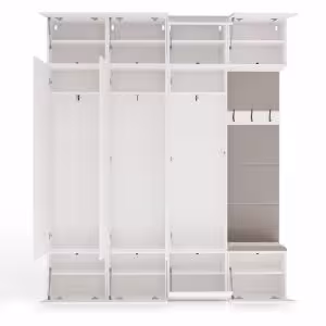 Obrazek Garderoba z wieszakiem Hamar IV 3SZ1W biały