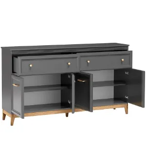 Obrazek Komoda 180 Terra Ta2 Szary Diament