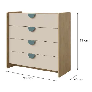 Obrazek Komoda Lexi 10 Cremona/Macadamia/Morski