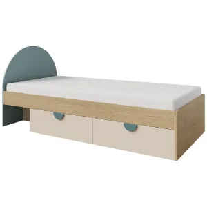Łóżko Lexi 13l/P Cremona/Macadamia/Morski