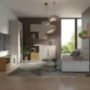 Obrazek Komoda Lorin 8 Kaszmir/Dąb Wiosenny