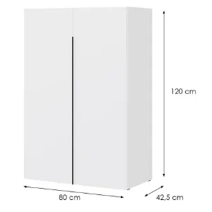 Obrazek Komoda Slim 2D S03 biały