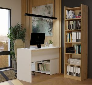 Obrazek Regał Riccone 50 z półkami dąb artisan