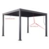 Obrazek Pawilon ogrodowy Merkury 810052 3x3x2.5 m