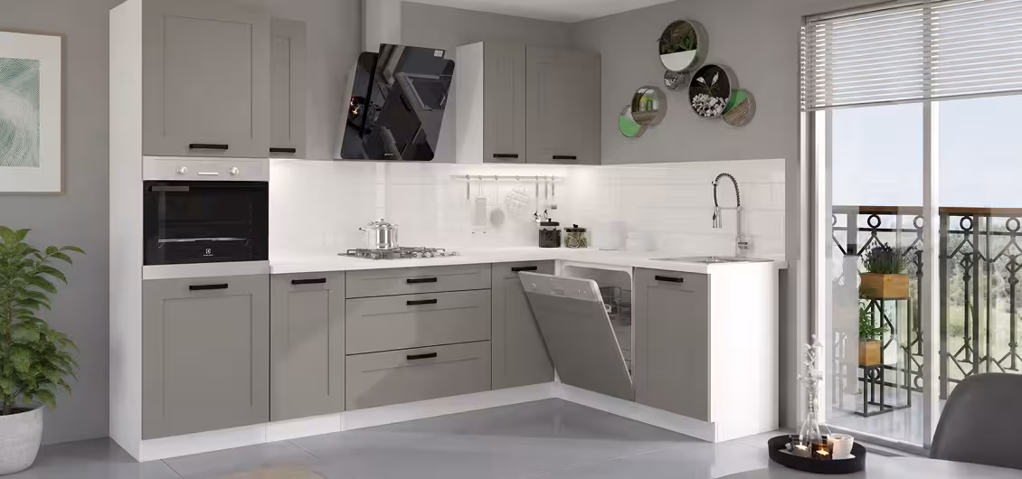 Kuchnia Luna Dustgrey/Biały