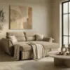 Obrazek Sofa z funkcją spania Nesta beż