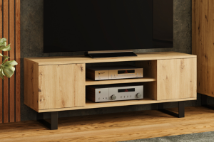 Obrazek Szafka RTV Focus 135 cm - loft Dąb artisan