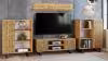 Obrazek Szafka RTV 135 cm loft dąb craft złoty - jodełka