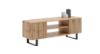 Obrazek Szafka RTV 135 cm loft dąb craft złoty - lamele