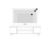 Obrazek Szafka RTV 135 cm Loft Kaszmir