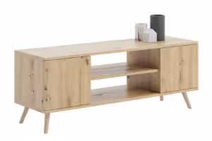 Obrazek Szafka RTV Focus 155 cm - nogi metalowe Dąb artisan