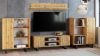 Obrazek Szafka RTV 155 cm loft dąb craft złoty