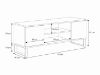 Obrazek Szafka RTV 155 cm loft dąb craft złoty - lamele