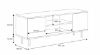 Obrazek Szafka RTV 155 cm Loft Kaszmir