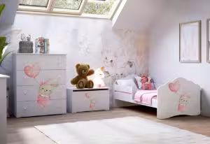 Obrazek Komoda dziecięca Emily biała - Bunny