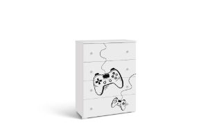 Obrazek Komoda młodzieżowa Emily biała - Game