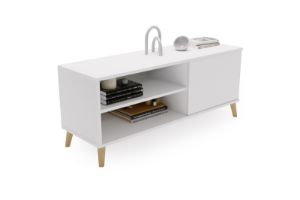 Obrazek Szafka RTV VIVA 110 cm - kolor Biały